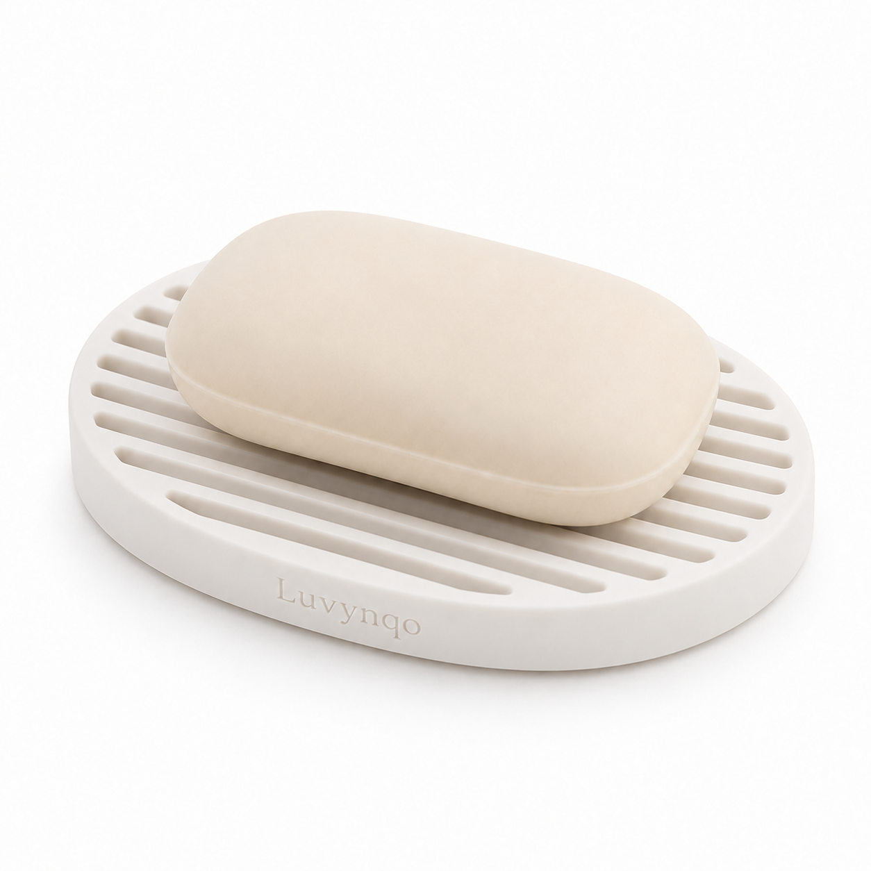 Oval Silicone Draining Soap Dish