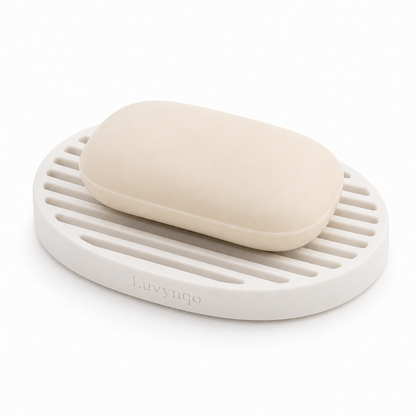 Oval Silicone Draining Soap Dish