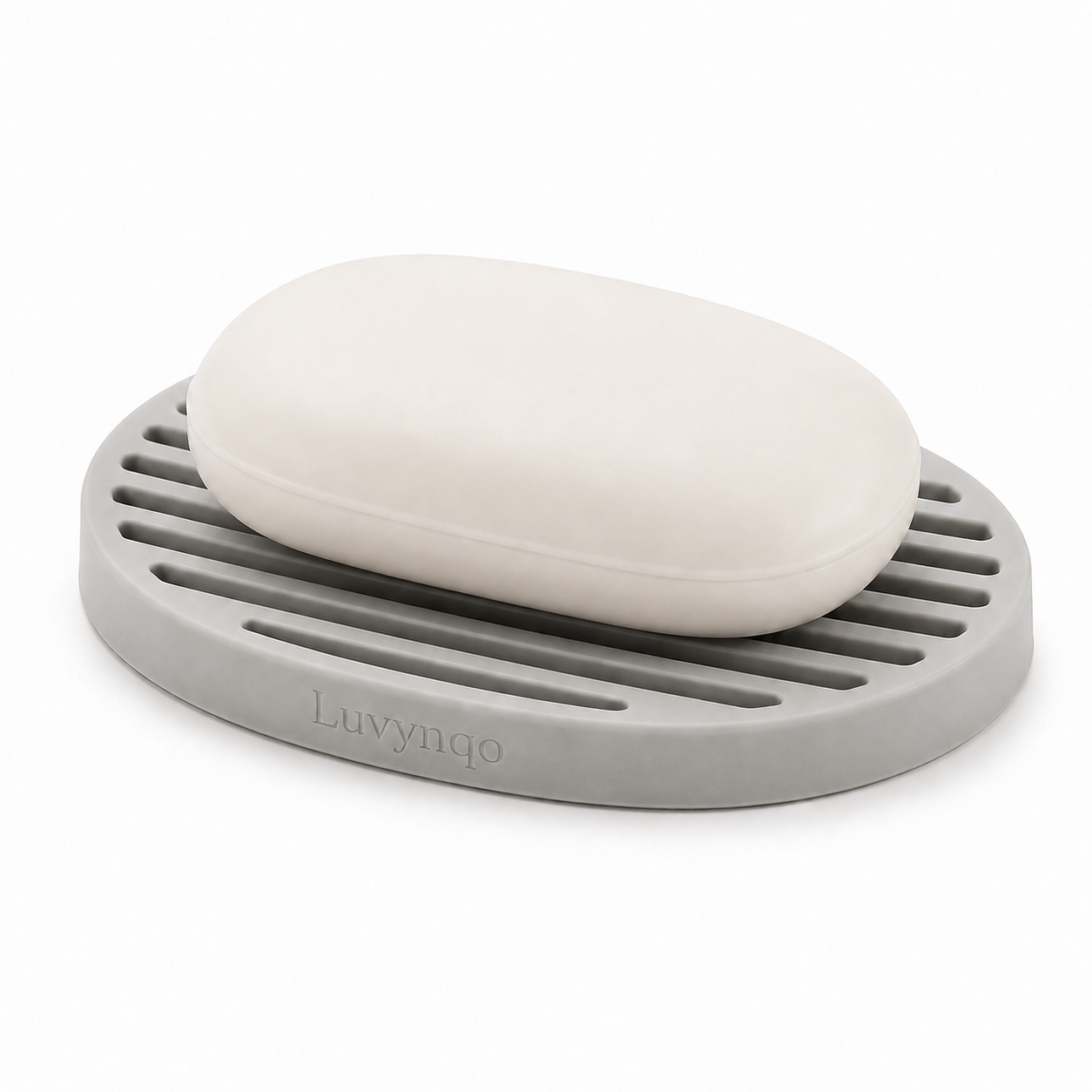 Oval Silicone Draining Soap Dish