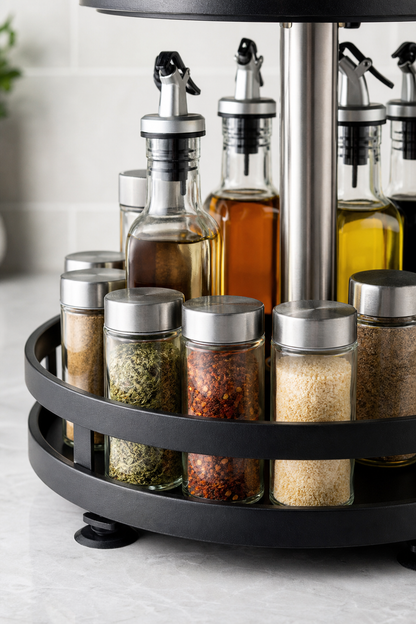 360 Rotating Kitchen Spice Rack