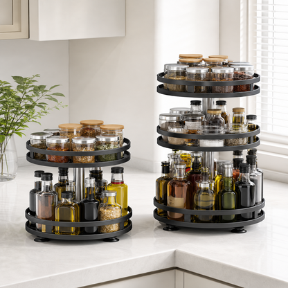 360 Rotating Kitchen Spice Rack